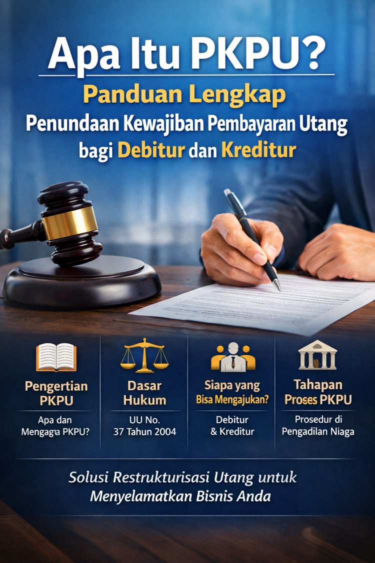 Apa Itu PKPU? Panduan Lengkap Penundaan Kewajiban Pembayaran Utang bagi Debitur dan Kreditur