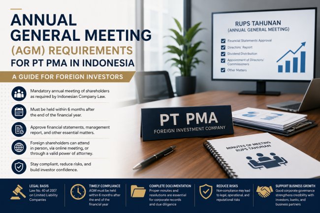 Annual General Meeting (AGM) Requirements for PT PMA in Indonesia A Guide for Foreign Investors